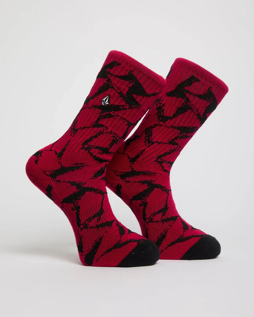 Volcom Men's Print Mixer Socks 2 Mix D6312620_MIX - Image 5