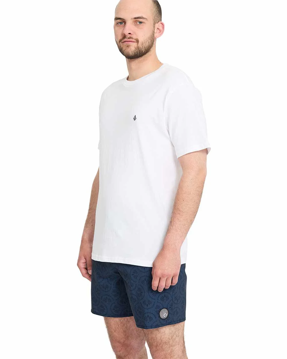 Volcom Men's Psych Cotton Stoney Boarshorts 17" Midnight Blue A0812628_MDB - Image 4