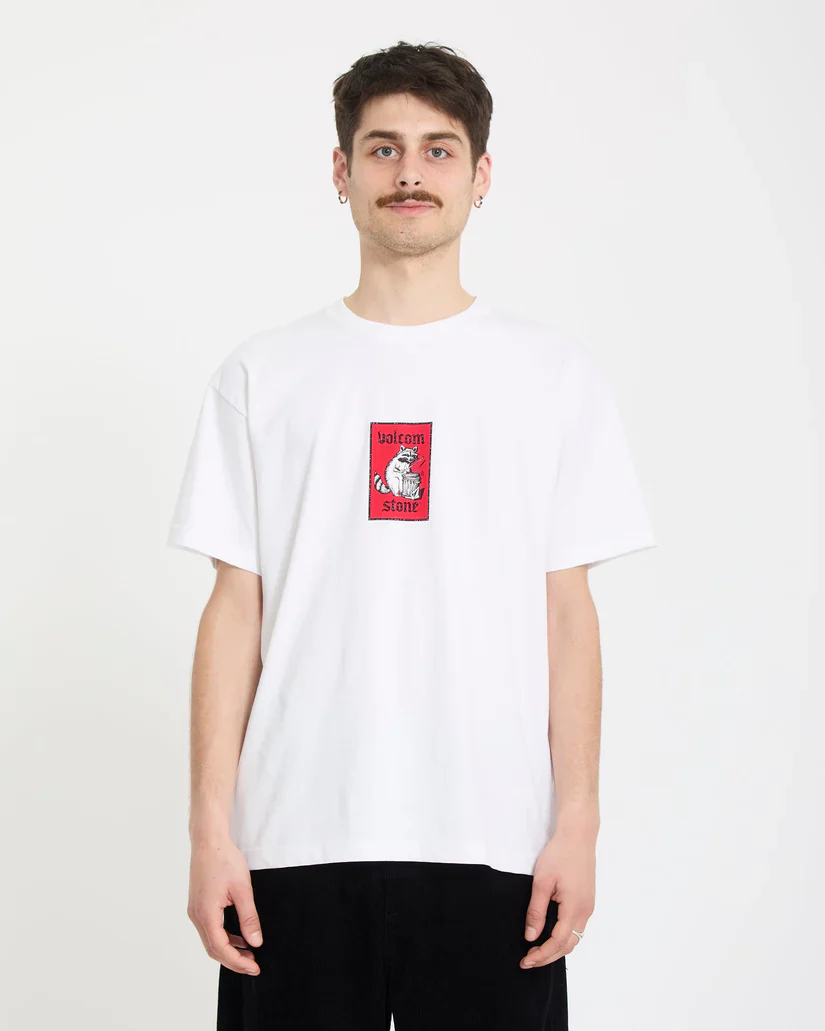 Volcom Men's Rockout T-Shirt White A5212622_WHT