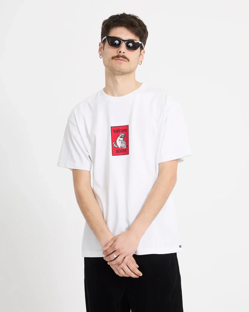 Volcom Men's Rockout T-Shirt White A5212622_WHT - Image 6