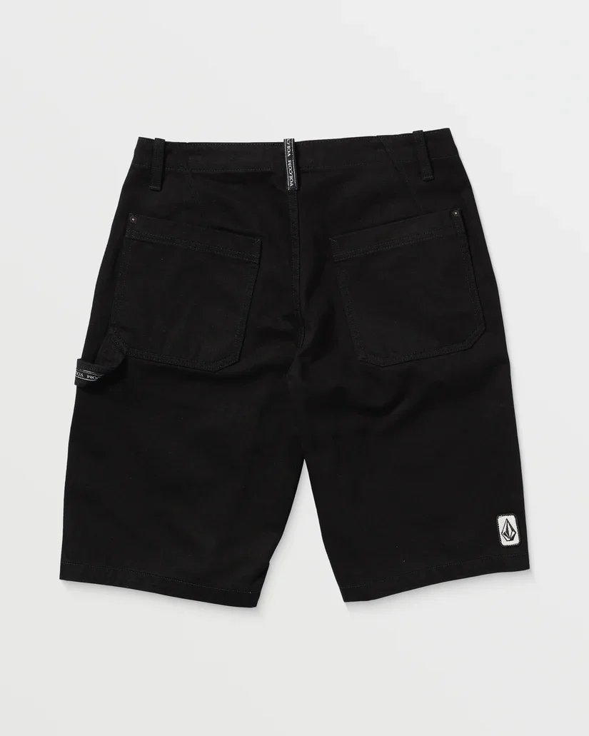 Volcom Men's Sawhorse Denim Shorts Black A2042400_BLK - Image 7