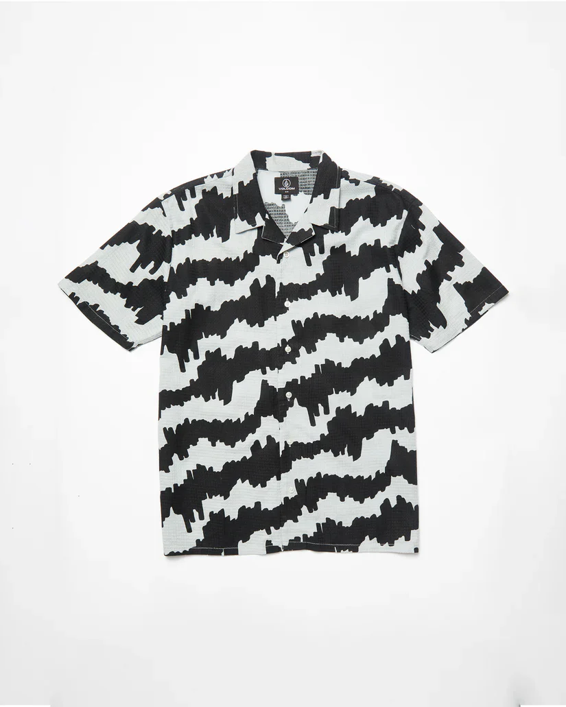 Volcom Men's Short Sleeve Multifarious Shirt Carolina Blue A0412515_CNA - Image 6