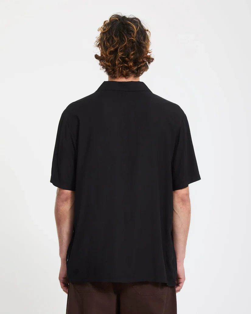 Volcom Men's Single Stone Shirt Gloss Black A0412622_GBK - Image 2