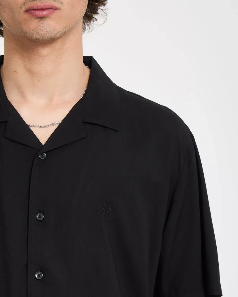 Volcom Men's Single Stone Shirt Gloss Black A0412622_GBK - Image 4