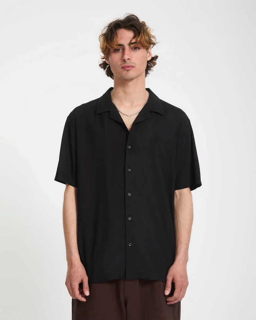 Volcom Men's Single Stone Shirt Gloss Black A0412622_GBK - Image 7