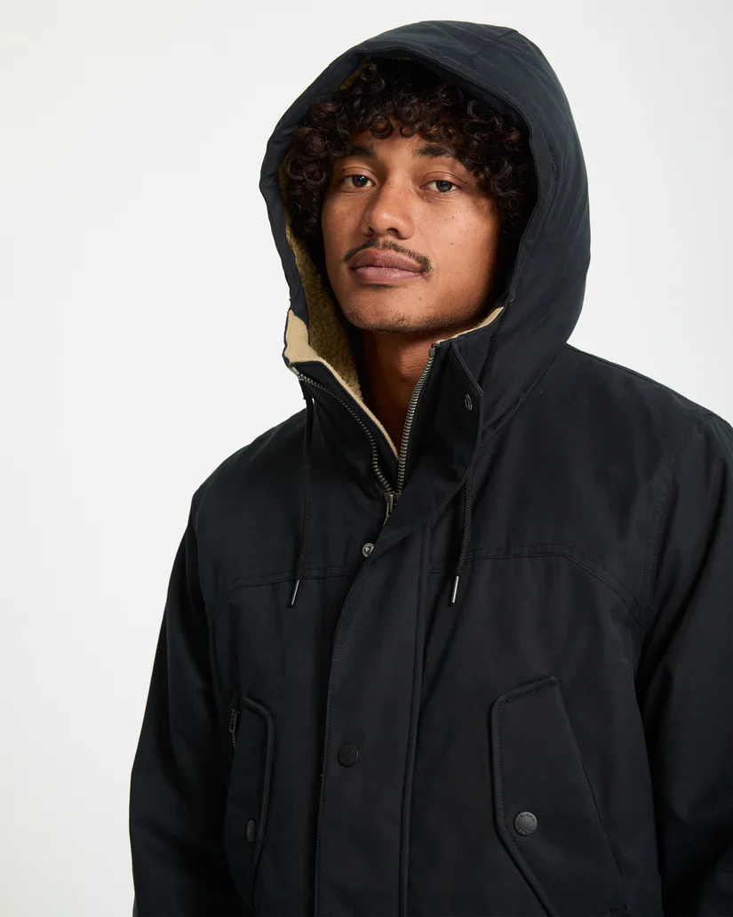 Volcom Men's Starget 5K Parka Jacket Black A1732312_BLK - Image 3