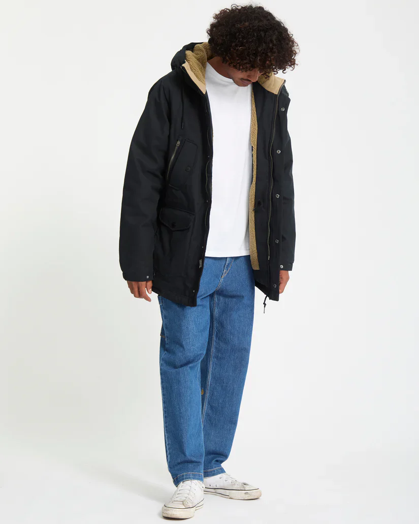Volcom Men's Starget 5K Parka Jacket Black A1732312_BLK - Image 5