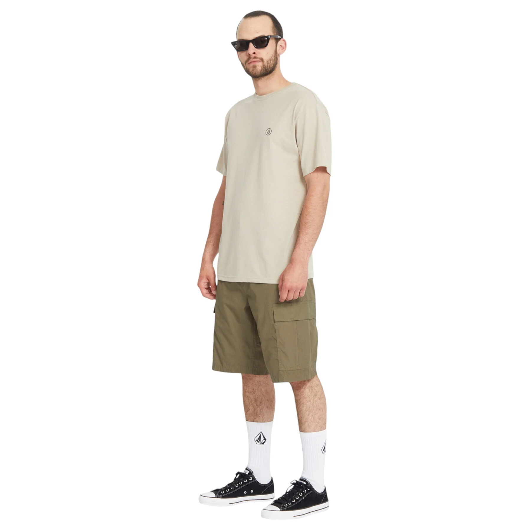 Volcom Men's Starnge Tripper 22" Cargo Short Shorts Wintermoss A0912611_WMS - Image 3