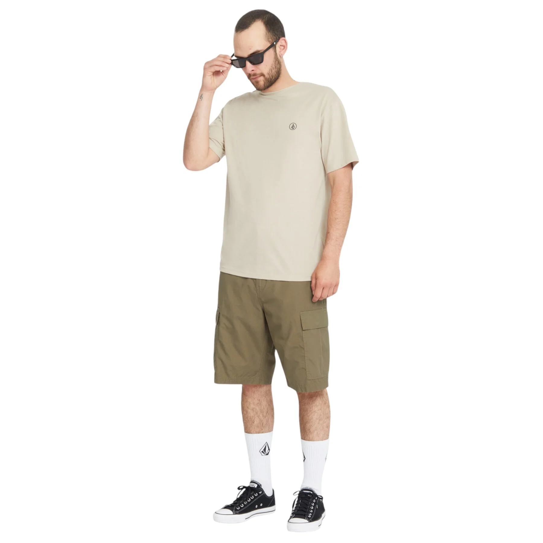 Volcom Men's Starnge Tripper 22" Cargo Short Shorts Wintermoss A0912611_WMS - Image 4