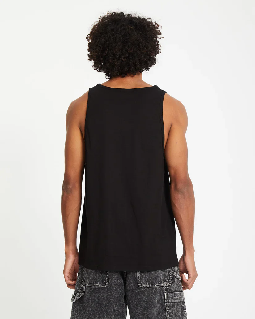 Volcom Men's Stone Blanks Tank Top Black A4512605_BLK - Image 2