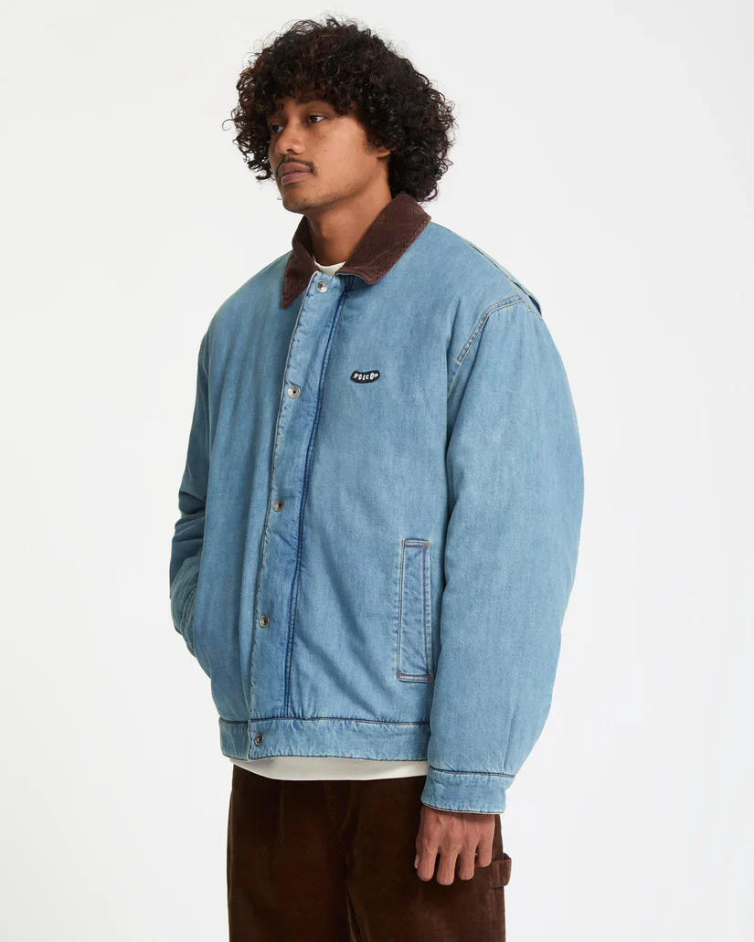 Volcom Men's Stonewish Jacket Denim A1732502_DEN - Image 10