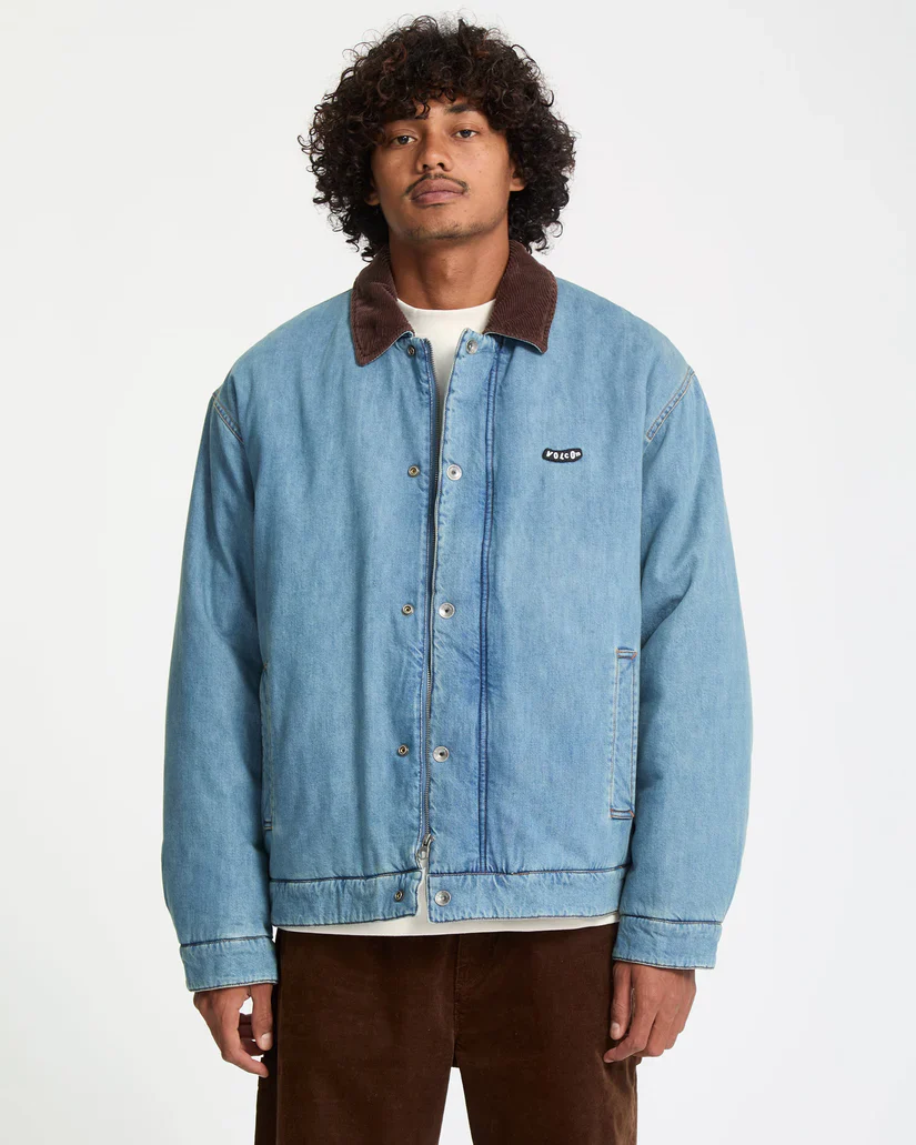 Volcom Men's Stonewish Jacket Denim A1732502_DEN - Image 5