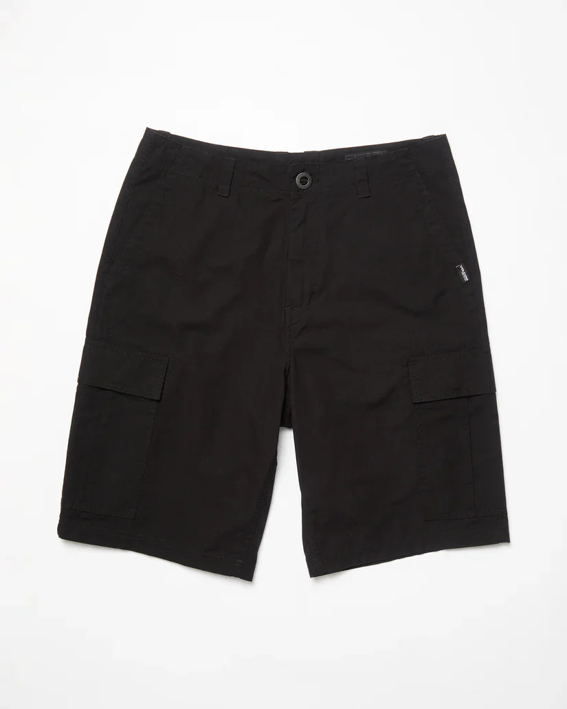 Volcom Men's Strange Tripper Cargo 22" Loose Fit Shorts Black A0912502_BLK - Image 6