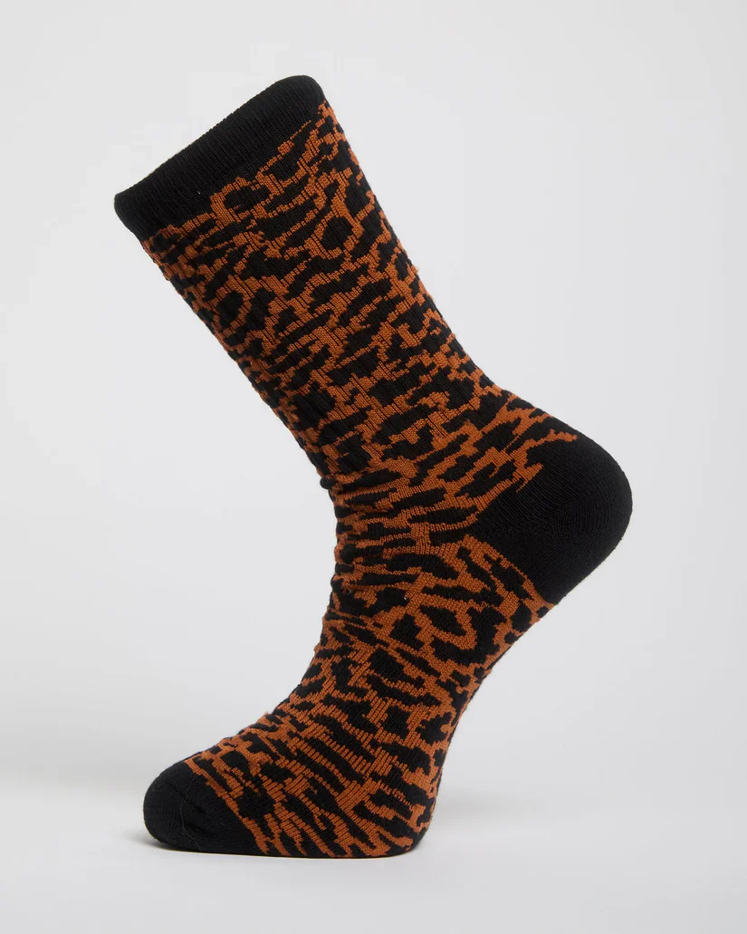 Volcom Men's Utopias Socks Brown Horn D6312617_BRH - Image 4