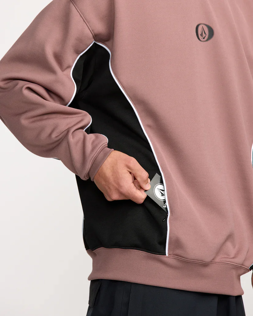 Volcom Men's Vital Hydro Hoodie Mauve G4152603-MVE - Image 6