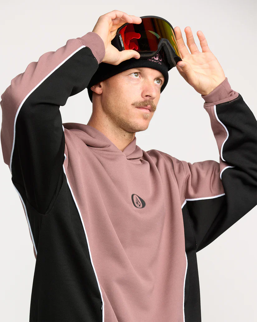 Volcom Men's Vital Hydro Hoodie Mauve G4152603-MVE - Image 7