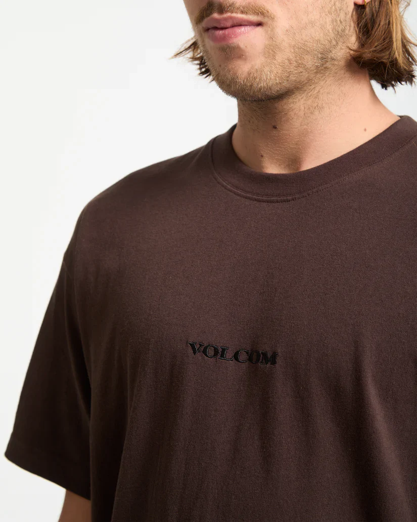 Volcom Men's Volcom Stone T-Shirt Cacao A4332409-CAO - Image 3
