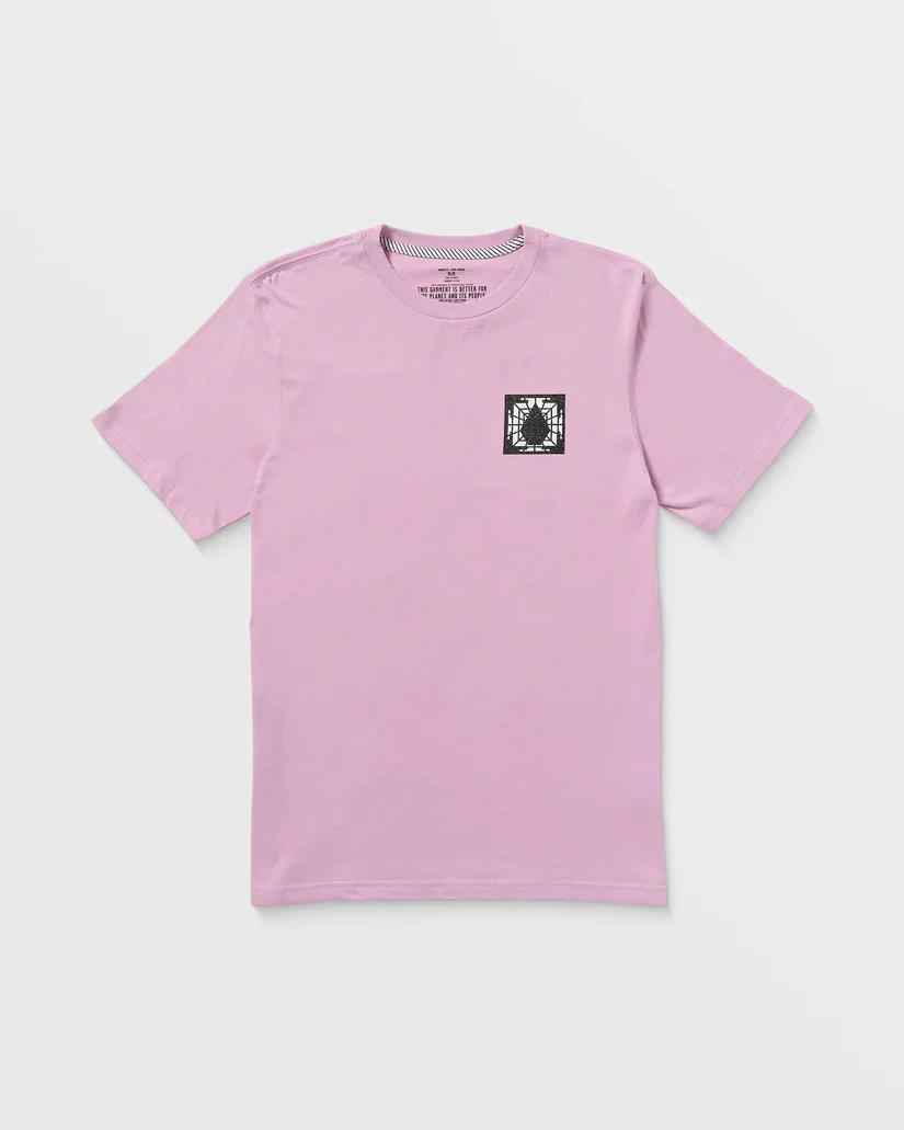 Volcom Men's Within Short Sleeve T-Shirt Steel Purple A5012503_STL - Image 5