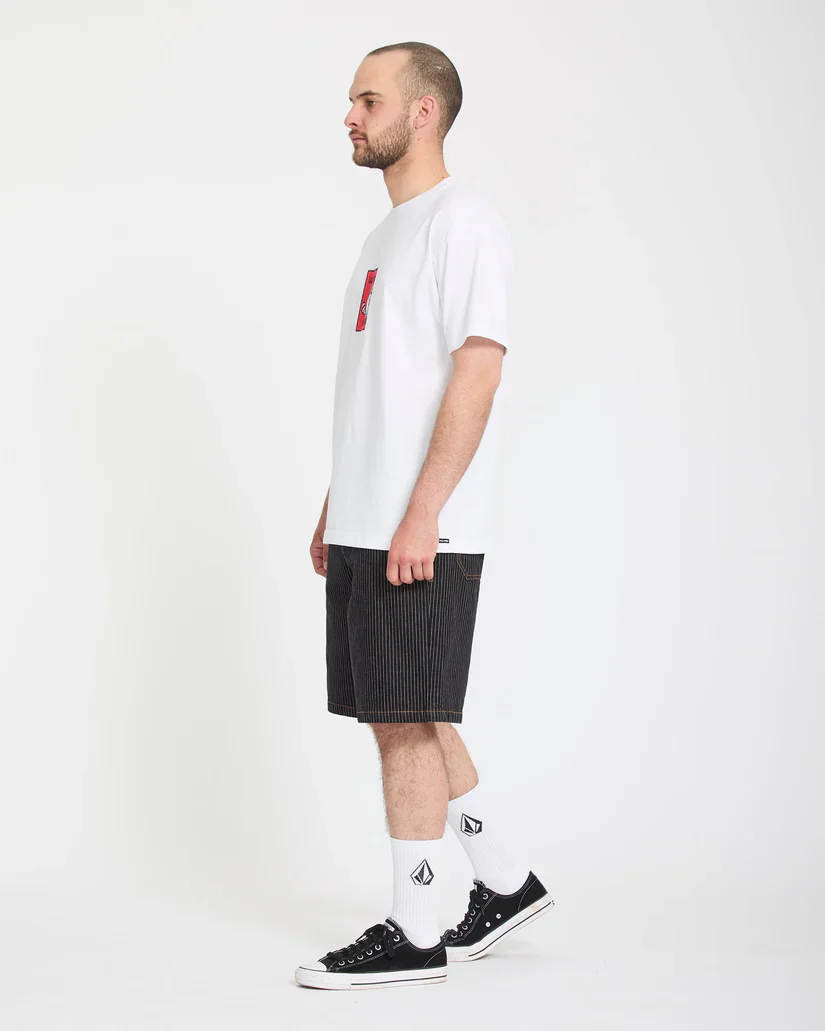 Volcom Men's Work Dialed 22" Short Black Stripe A0912612_BKS - Image 4