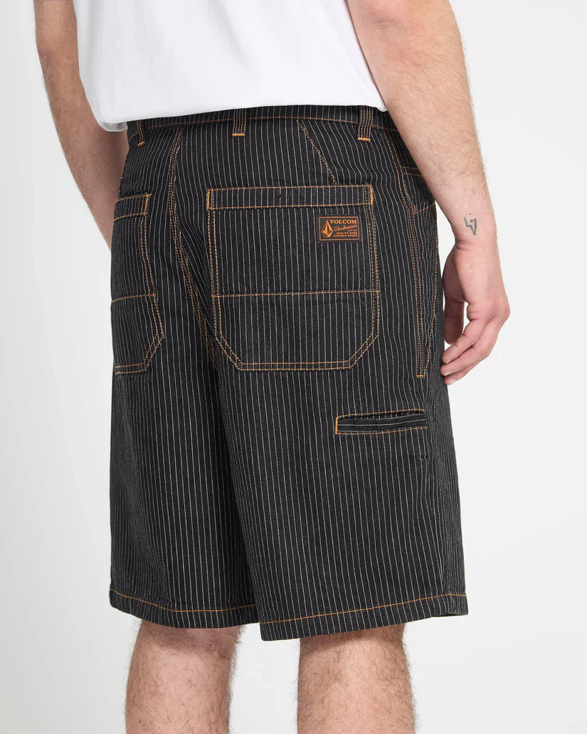 Volcom Men's Work Dialed 22" Short Black Stripe A0912612_BKS - Image 6