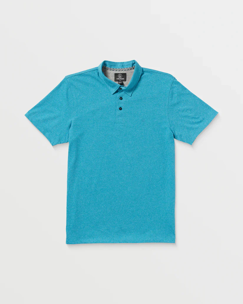 Volcom Men's Wowzer Polo T-Shirt Bay Blue A0112303_BYB - Image 5
