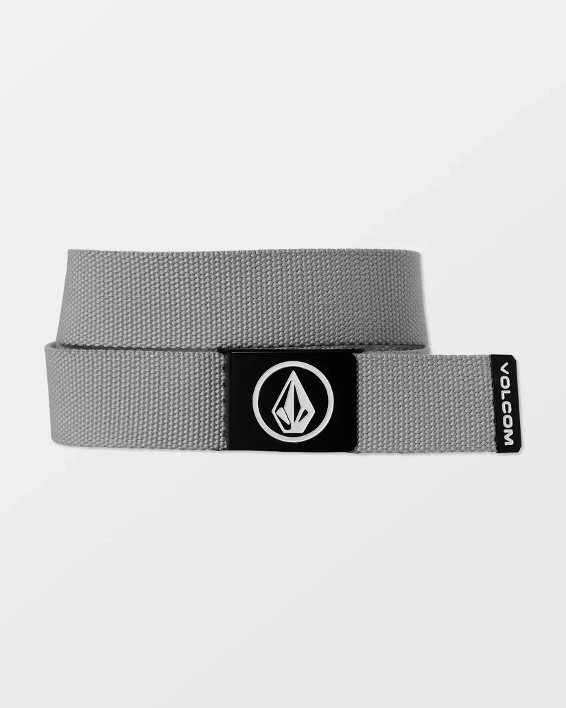 Volcom Unisex Circle Web Belt Heather Grey D5912601_HGR