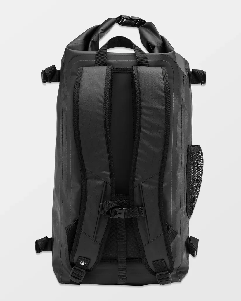 Volcom Unisex Drystone Wet/Dry Roll Top Backpack Black D6512503_BLK - Image 2
