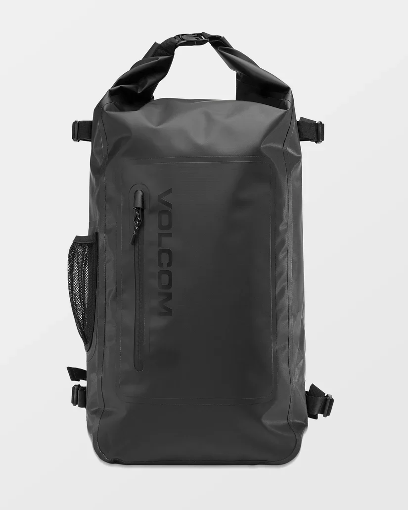 Volcom Unisex Drystone Wet/Dry Roll Top Backpack Black D6512503_BLK - Image 3