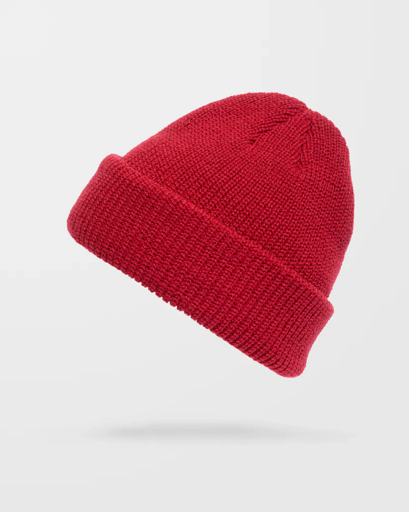 Volcom Unisex Full Stone Beanie Lifeguard Red D5832202-LRD - Image 2