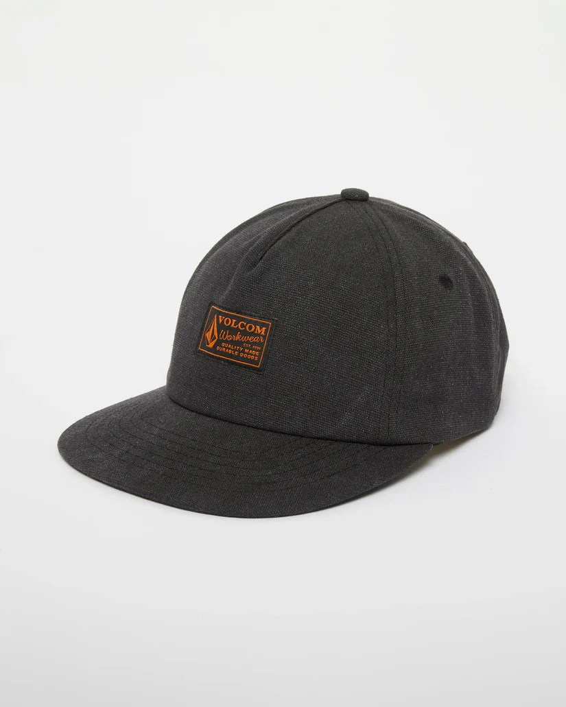 Volcom Unisex Workwear Adj Cap Antique Black D5512622_AQK