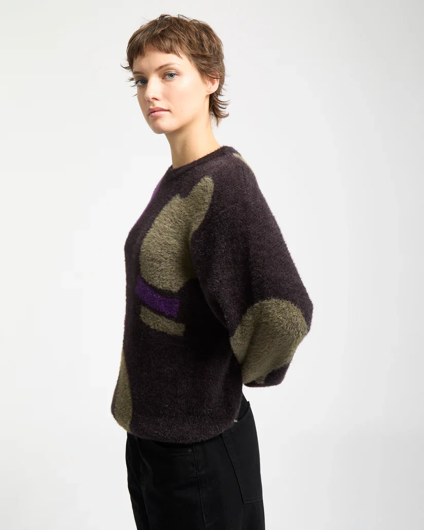 Volcom Womens' Blowstone Sweater Black B0732513_BLK - Image 4