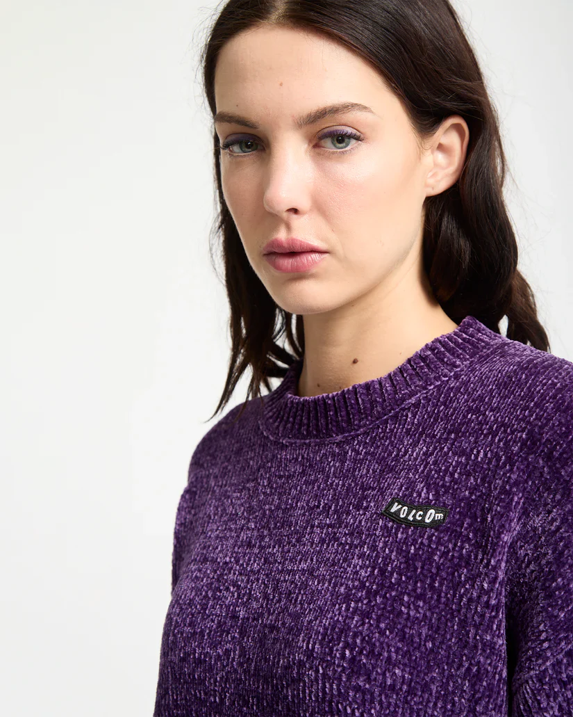 Volcom Womens' Bubble Tease Sweater Acai B0742300_ACI - Image 3