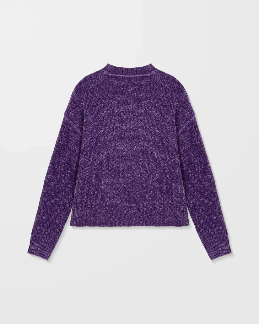 Volcom Womens' Bubble Tease Sweater Acai B0742300_ACI - Image 7