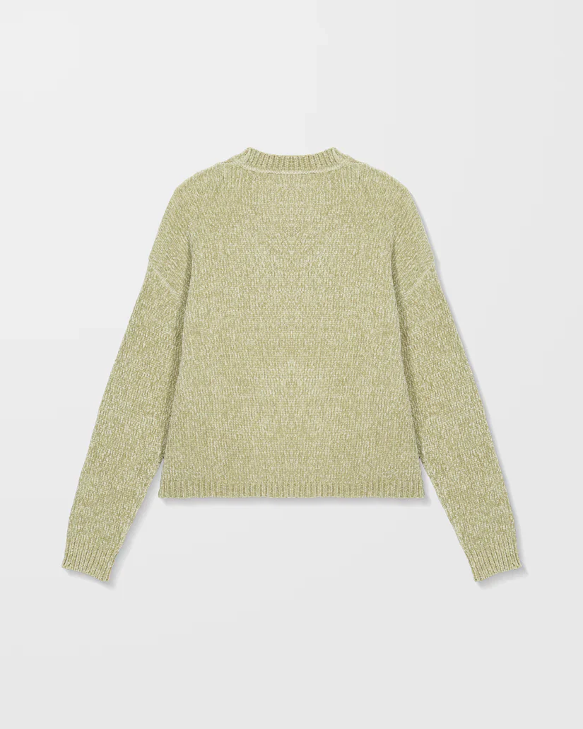 Volcom Womens' Bubble Tease Sweater Green Tea B0742300_GRT - Image 6