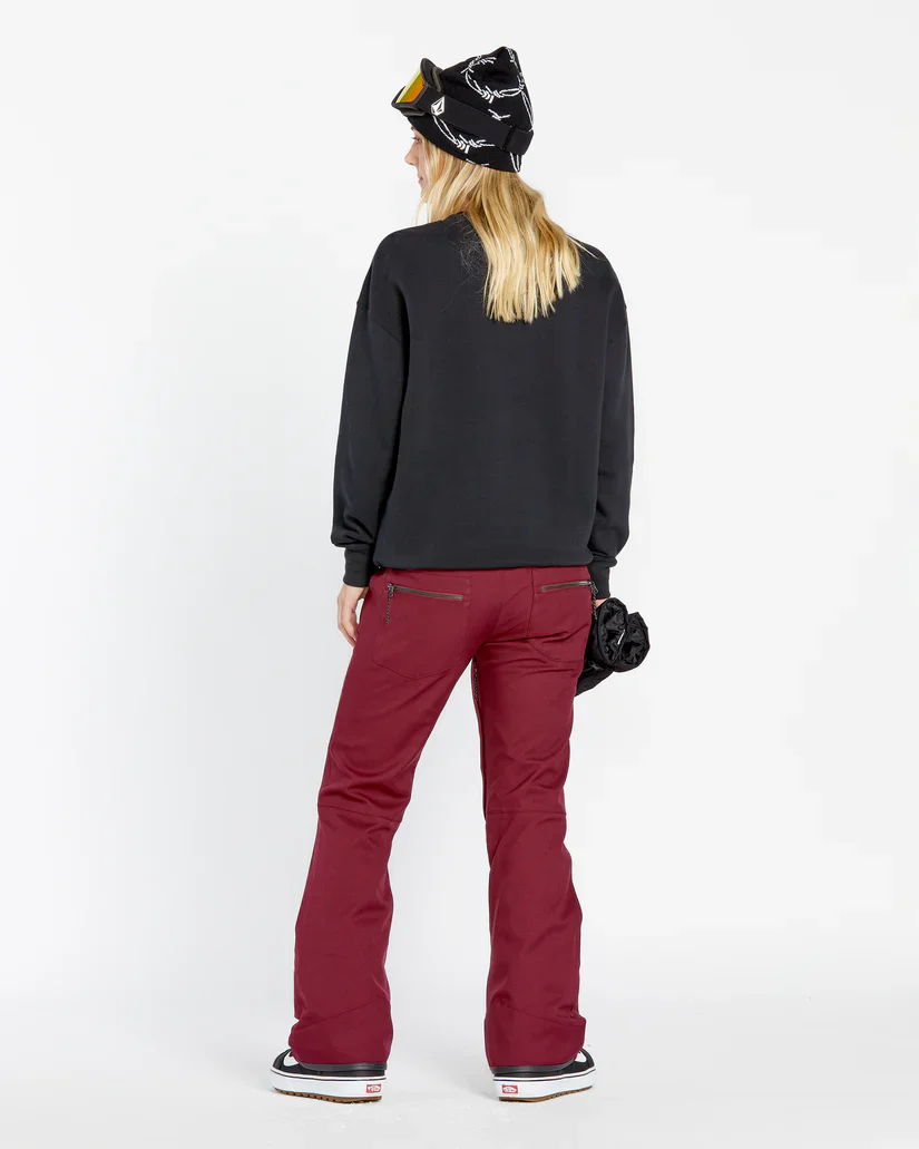 Volcom Women's Essential Crew Sweatshirt Black H4652501_BLK - Image 5