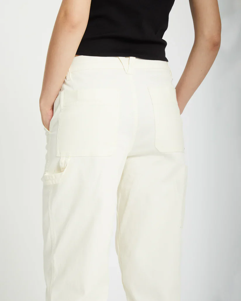 Volcom Women's Stone Kraft Pants Star White B1112401_SWH - Image 4