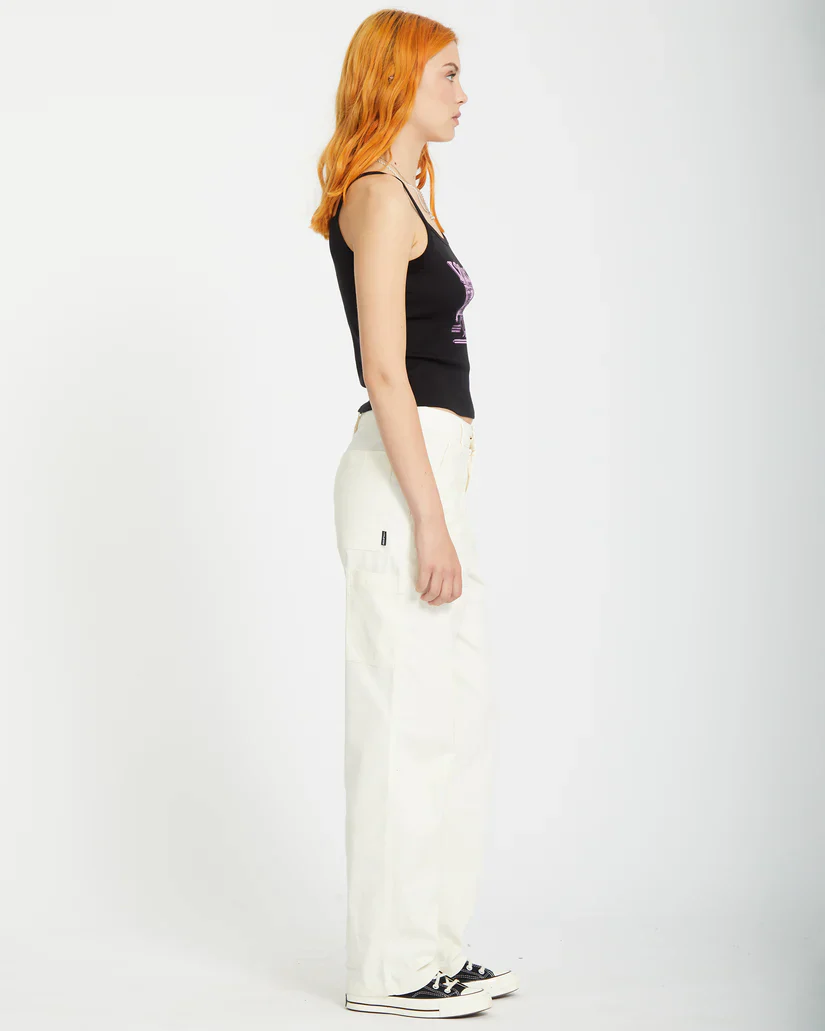 Volcom Women's Stone Kraft Pants Star White B1112401_SWH - Image 6