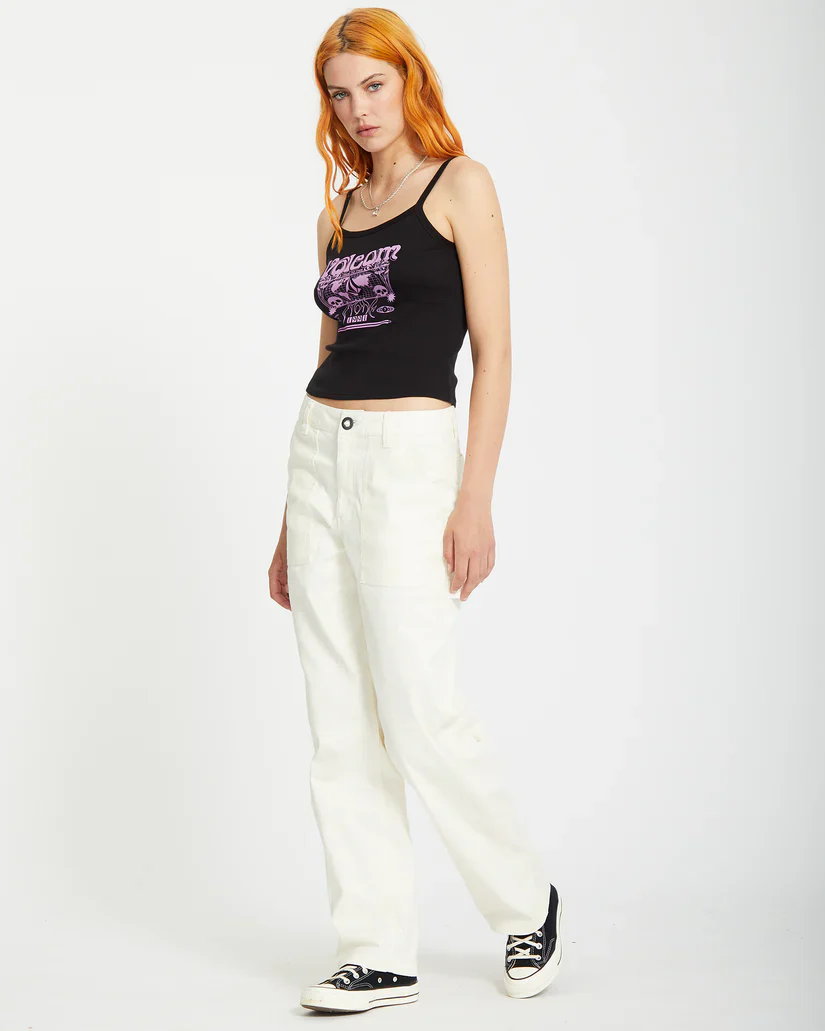 Volcom Women's Stone Kraft Pants Star White B1112401_SWH - Image 8