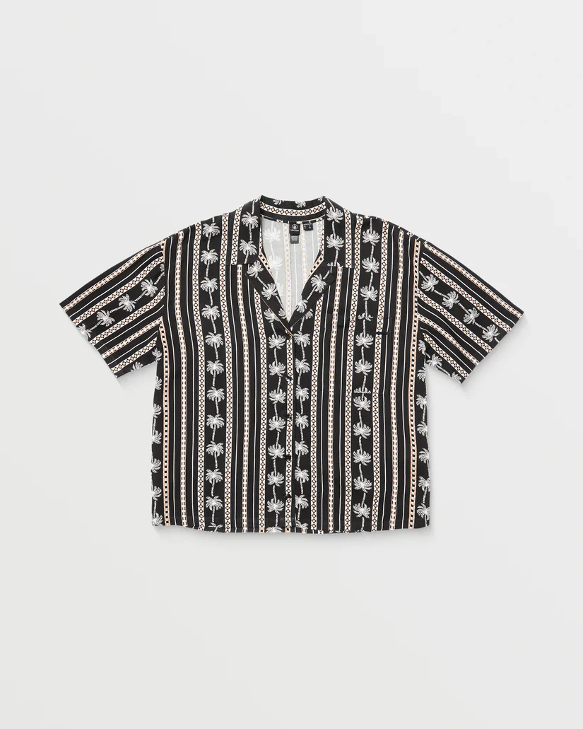 Volcom Women's Sun Stunner Shirt Black Combo B0412500_BLC - Image 6