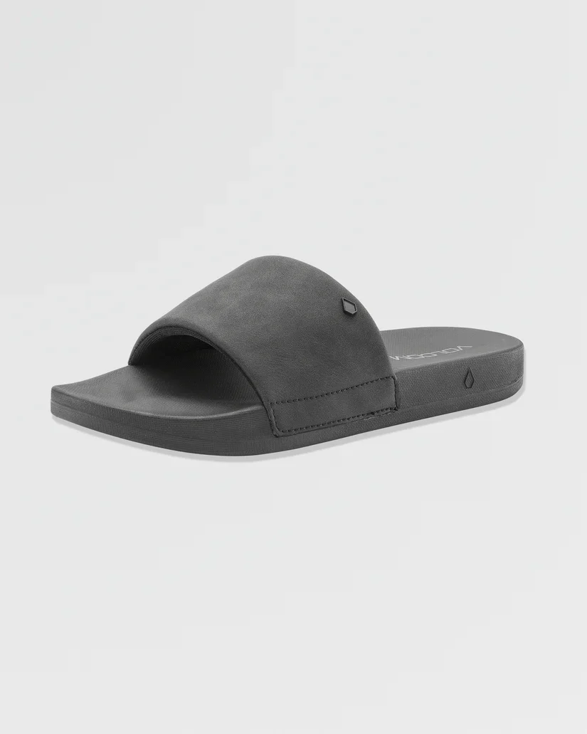 Volcom Women's Volcation Slide Sandals Black Out W0812505_BKO - Image 3