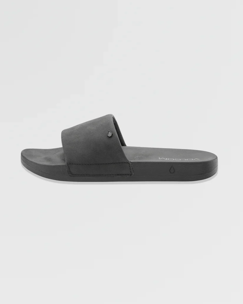 Volcom Women's Volcation Slide Sandals Black Out W0812505_BKO - Image 4