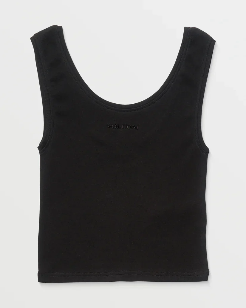 Volcom Women's Volcomstone Tight Tank Top Black B4512505_BLK - Image 6