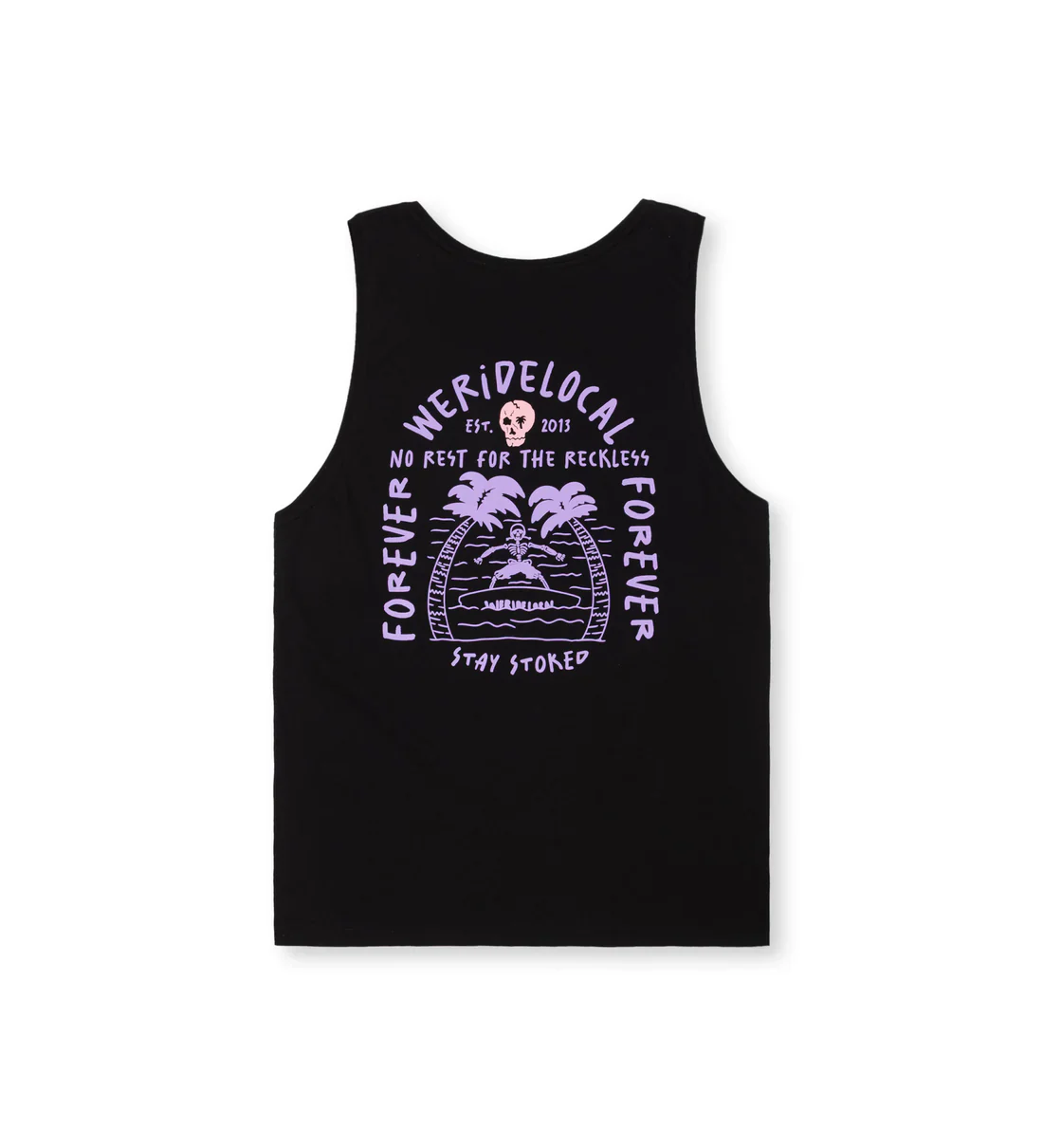 We Ride Local Men's Forever Tank Top Black MTTFB_SS26 - Image 2