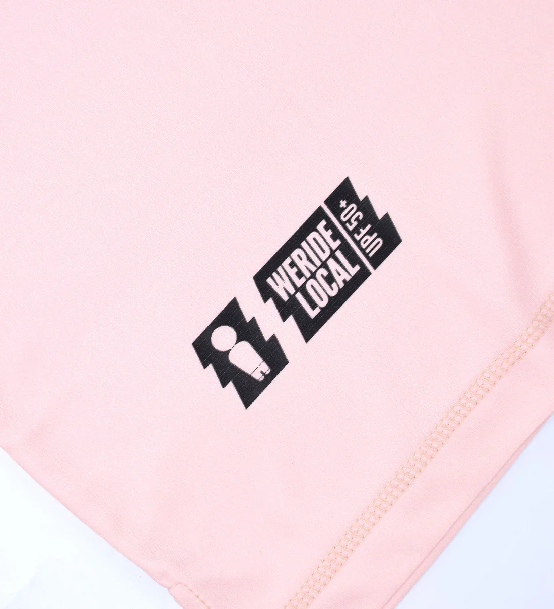 We Ride Local Men's Solid Rashquard T-Shirt Pink MRTS_SS26 - Image 3