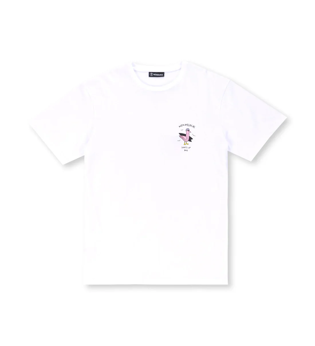 We Ride Local Men's Surf's Up T-Shirt White MTSUW_SS26 - Image 2