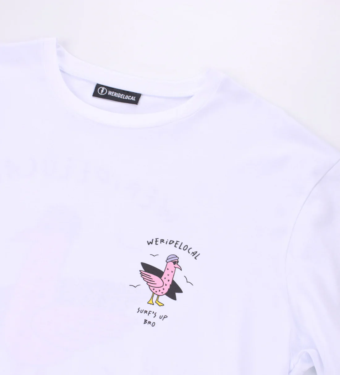 We Ride Local Men's Surf's Up T-Shirt White MTSUW_SS26 - Image 3