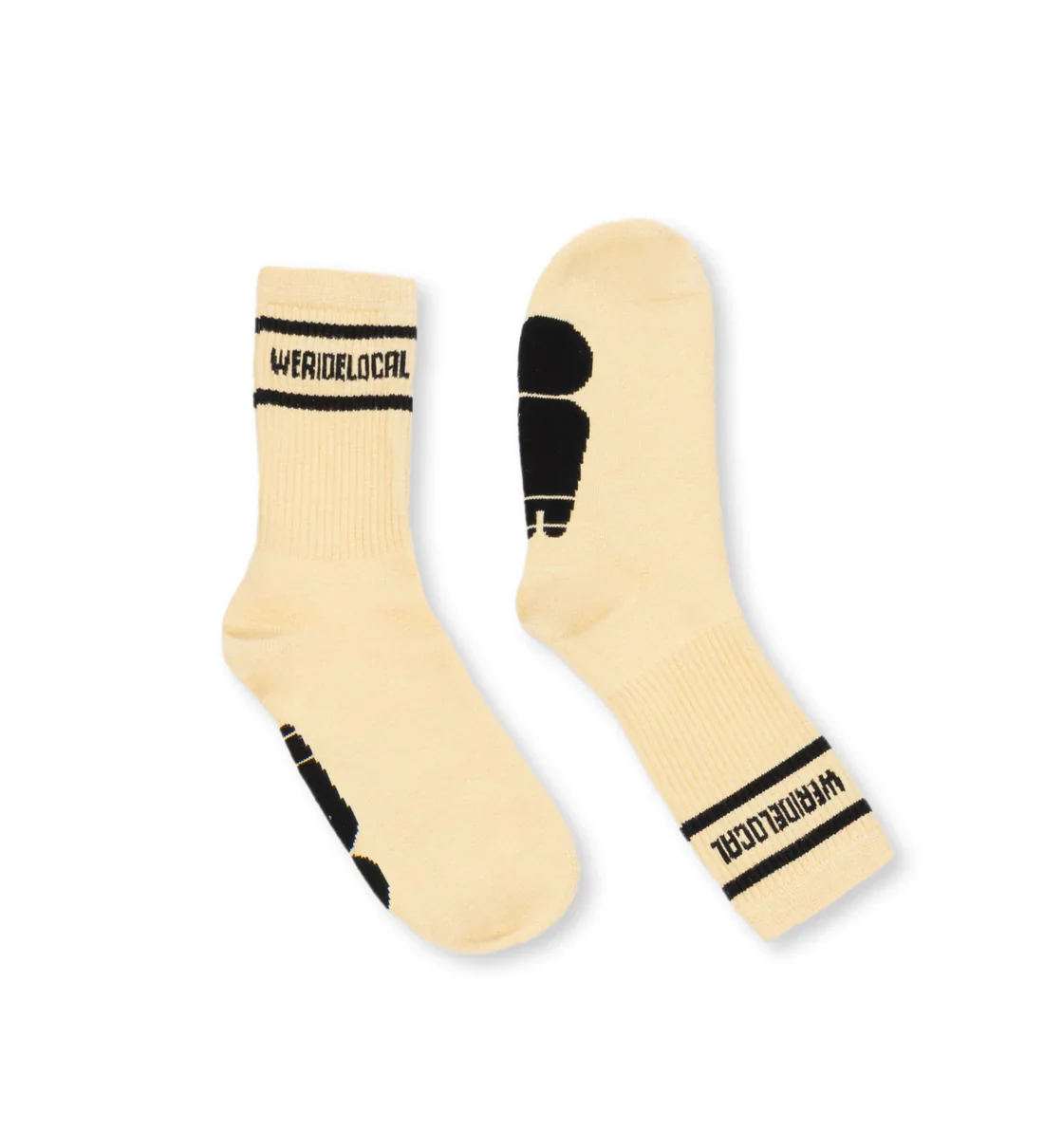 We Ride Local Unisex Division Socks Apricot SDA_SS26 - Image 2