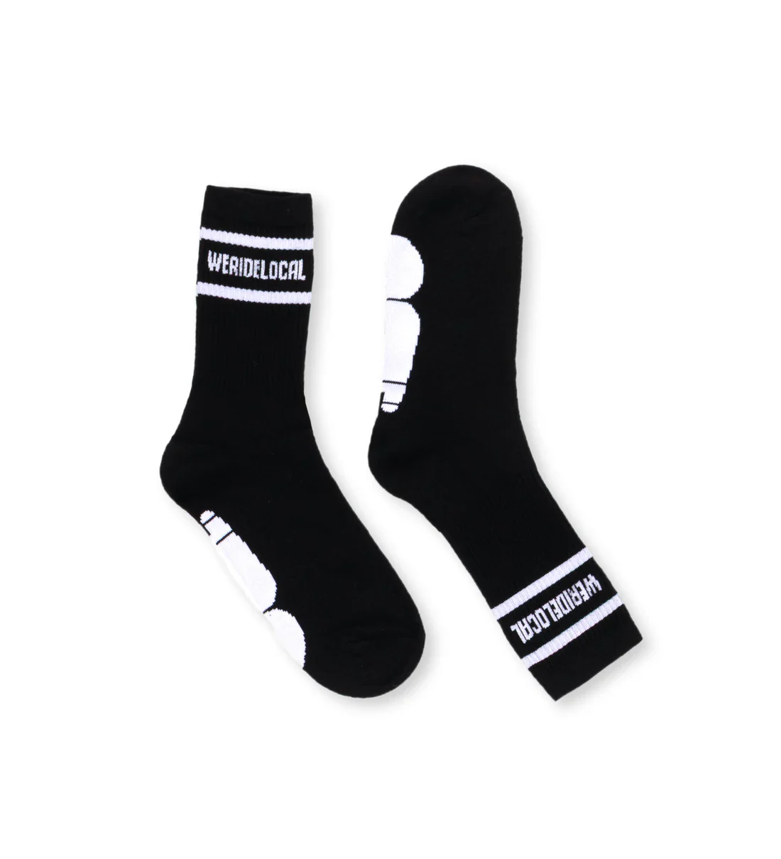 We Ride Local Unisex Division Socks Black SDB_SS26 - Image 2