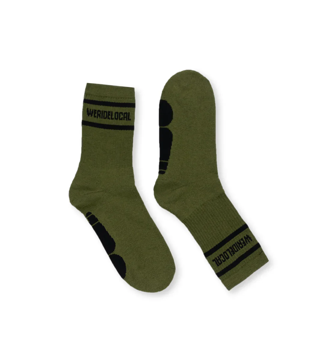 We Ride Local Unisex Division Socks Olive SDO_SS26 - Image 2