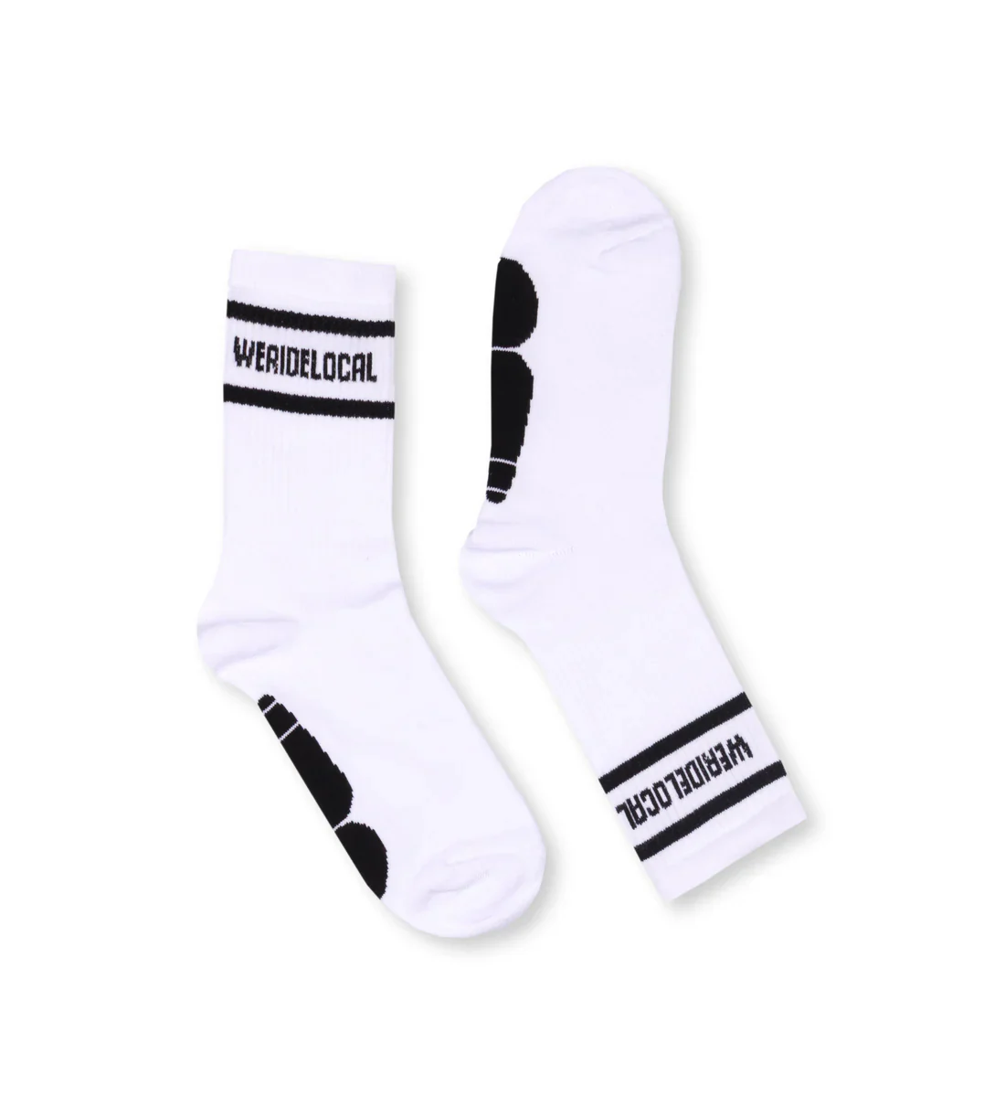 We Ride Local Unisex Division Socks White SDW_SS26 - Image 2
